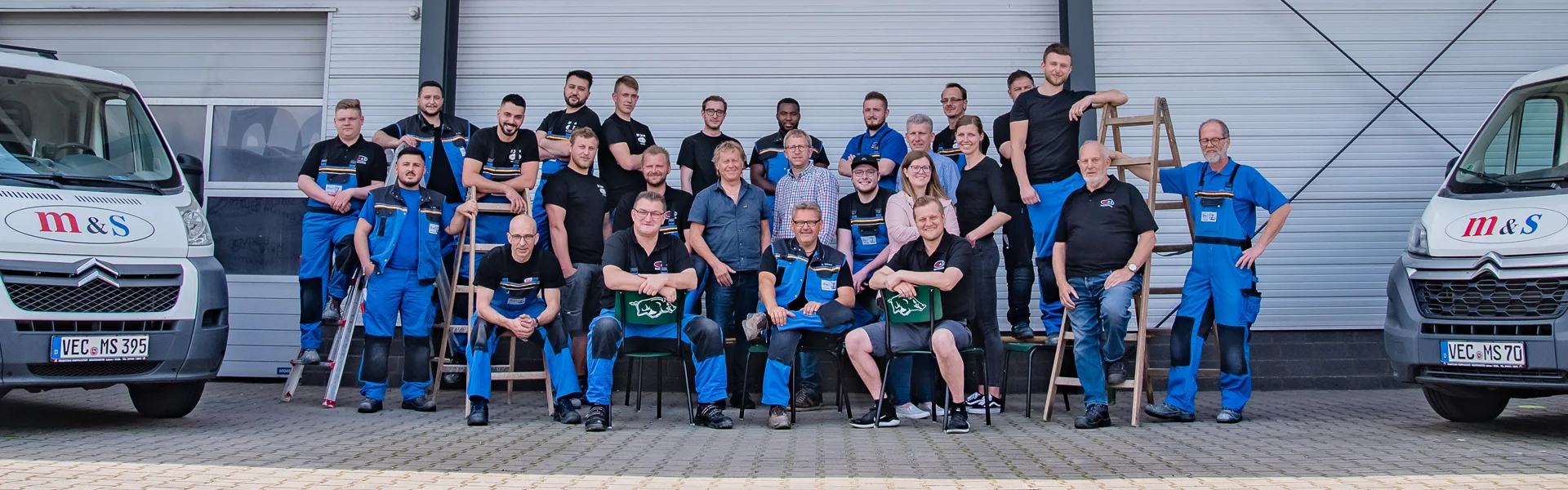 Ein Bild des Teams der Firma M&S